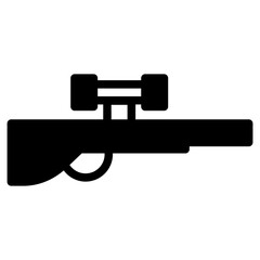 Naklejka premium rifle dualtone