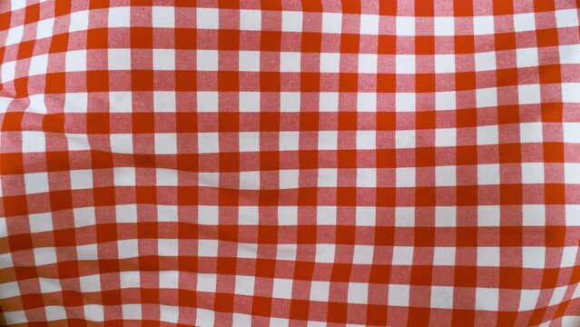 red and white plaid
