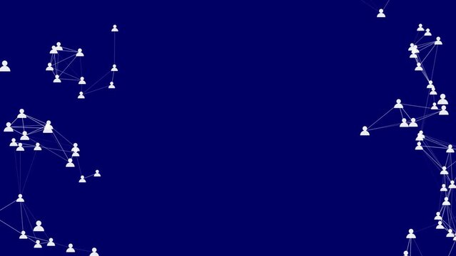 collegamenti tra persone, network, persone, social network	
