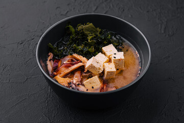 Japanese miso soup with tofu
