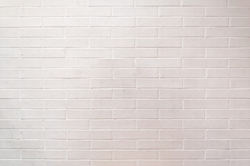 Brick wall painted in white