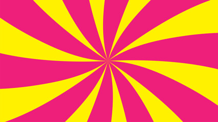 Pink and yellow starburst vector recolorable background for comic books and cartoon videos. 