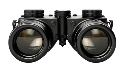 A Pair of Binoculars isolated on transparent background