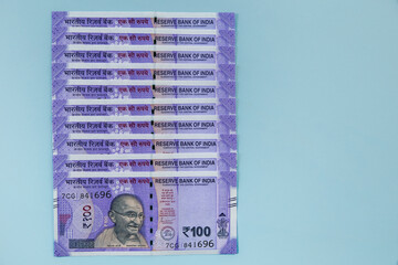 Indian currency money isolated background