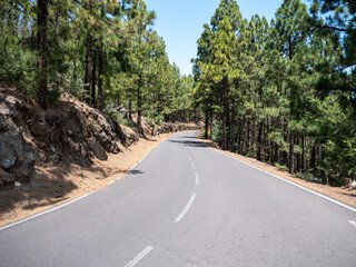 Bergstra&szlig;e auf Teneriffa