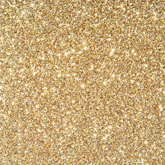 Shiny beige glitter texture background, densely packed, warm gold glitter texture with a metallic sheen - obrazy, fototapety, plakaty