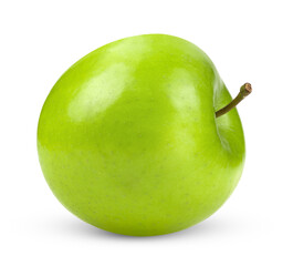 green apple isolated on white background
