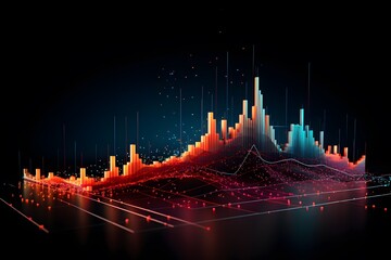 Dynamic Forex Patterns: Intricate Graphs & Projections