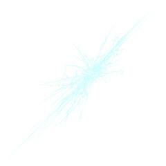 Energy, Magic Lightning Blast on transparent background.