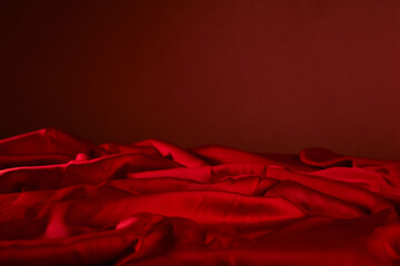 red silk background with dark backdrop horizontal 