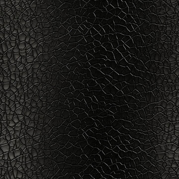 Dark Cracked Leather Texture

