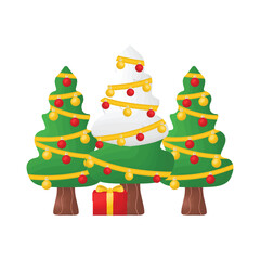 christmas tree illustration