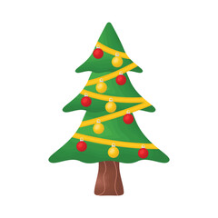 christmas tree illustration