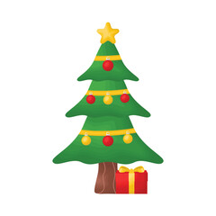 christmas tree illustration