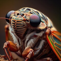 close up of insect macro background