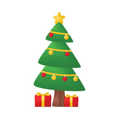 christmas tree illustration