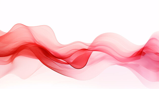 abstract red watercolor swirl waves or smoke background, red and pink waves pattern backdrop