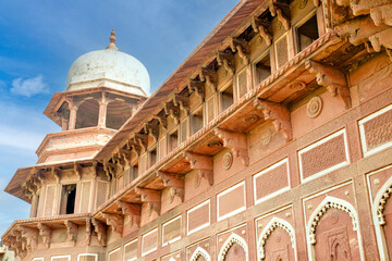 Agra Fort is a historical fort in the city of Agra in India