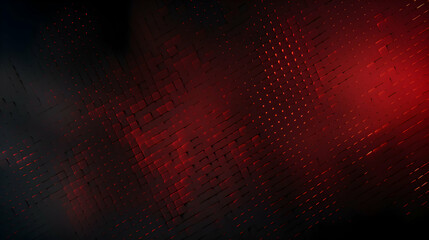 Deep red and black gradient textured background with a dot matrix pattern, photo studio backdrop, computer digital wallpaper, generative ai - obrazy, fototapety, plakaty