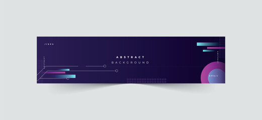 LinkedIn banner template, business linkedin abstract background