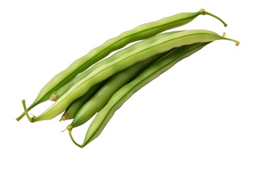 a Fresh string bean(s) on a white transparent background