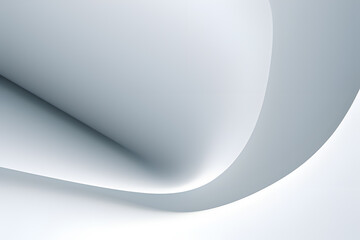 Abstract vector wavy lines flowing smooth curve white gradient color in concept of luxury, technology, modern.