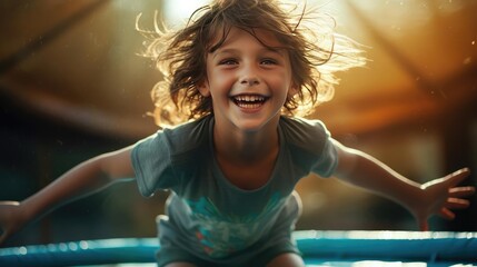 Photo of a joyful child