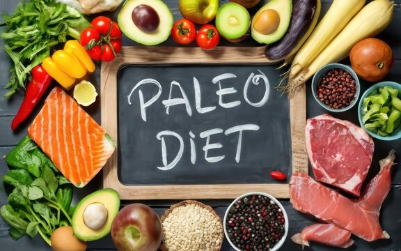 Paleo Paleolithic diet, low carb diet protein diet organic grass fed beef salmon ketogenic diet