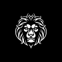 Lion | Minimalist and Simple Silhouette - Vector illustration