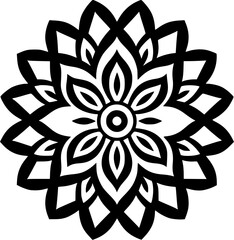 Mandala - High Quality Vector Logo - Vector illustration ideal for T-shirt graphic