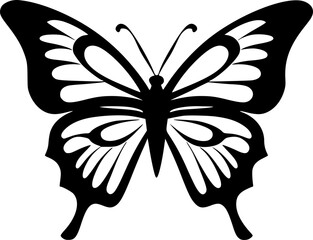 Butterfly - Minimalist and Flat Logo - Vector illustration