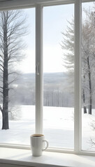 window in winter
