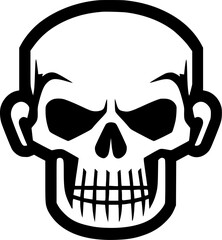 Fototapeta premium Skull - High Quality Vector Logo - Vector illustration ideal for T-shirt graphic