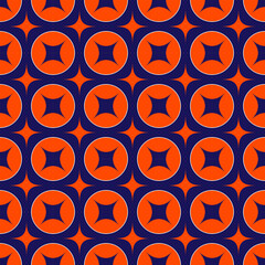 Star Vector pattern. Modern stylish abstract texture. Repeating geometric shapes from striped elements