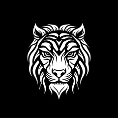 Tiger - High Quality Vector Logo - Vector illustration ideal for T-shirt graphic