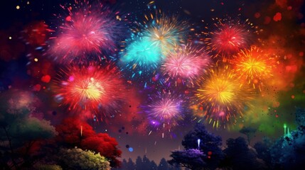 Fototapeta premium Christmas greeting cards, wallpaper, webpage background, crackers, celebration, screensavers and colorful images.