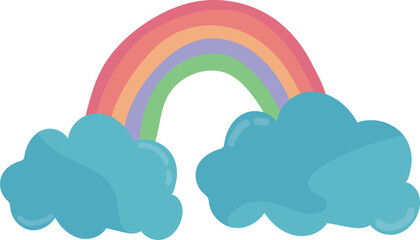 Fototapeta premium Rainbow illustration
