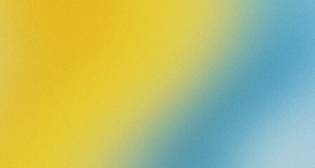 yellow blue white , grainy noise grungy empty space or spray texture color gradient shine bright light and glow , a rough abstract retro vibe background template