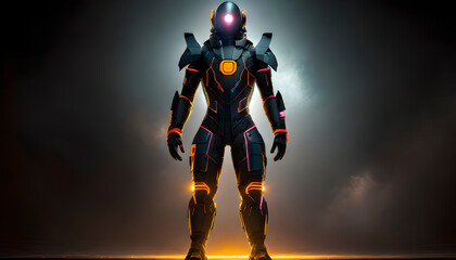 Futuristic Robot Cyborg
