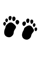 Baby Footprint - Vector Cut File Illustration