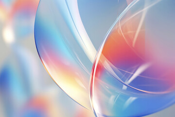 Color Symphony, Mesmerizing Transparency Gradients in Abstract Harmony