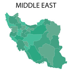 country map middle east