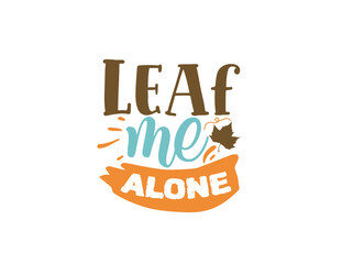 Vector autumn lettering for fall season background calligraphic holiday
