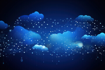 Abstract futuristic background Data Transfer or storage. Time data processing and reducing latency Technology concept. Futuristic cyberspace background.