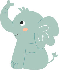 Elephant Baby Cartoon