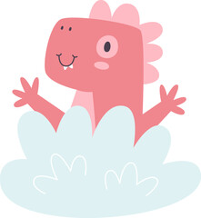 Dragon Baby On Cloud