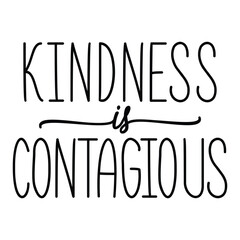 Stylish , fashionable  and awesome Kindness typography art and illustrator