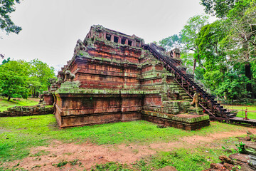 Baphuon Temple - 11th century Shiva temple built by Suryavarman I, built in classic Khmer temple...