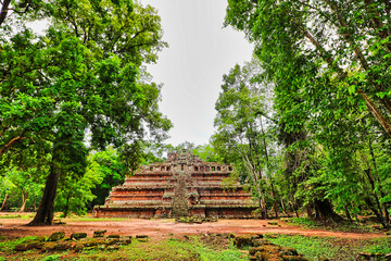 Baphuon Temple - 11th century Shiva temple built by Suryavarman I, built in classic Khmer temple...