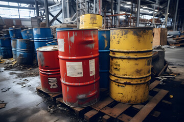 Metal Shipping Container in Industrial Manufacturing Industry